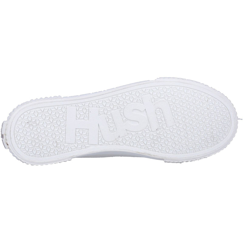 Hush Puppies Brooke Stoff Damen Weiße Turnschuhe