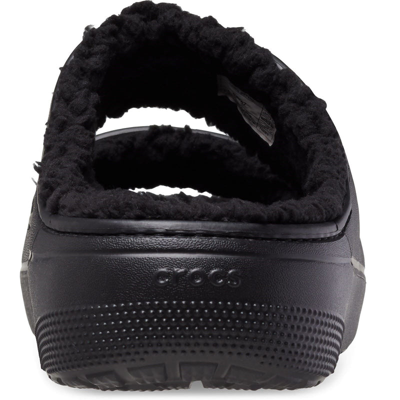Crocs Classic Cozzzy Damen Sandalen Aus Thermoplastischem Material In Schwarz