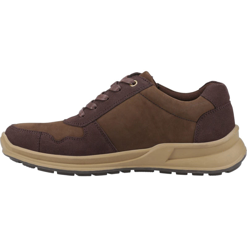 Hush Puppies Alexander Herren Schnürschuhe Aus Braunem Leder