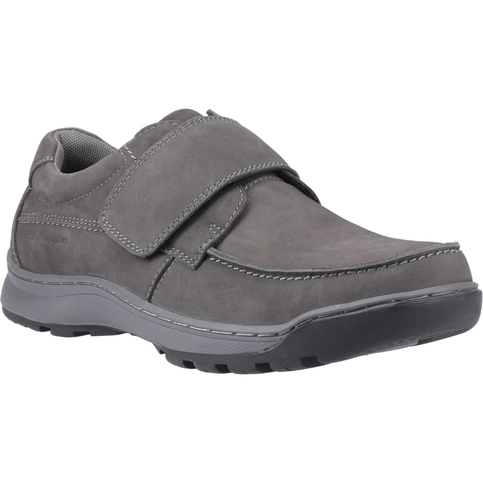 Hush Puppies Casper Herren Mokassins Aus Grauem Nubukleder