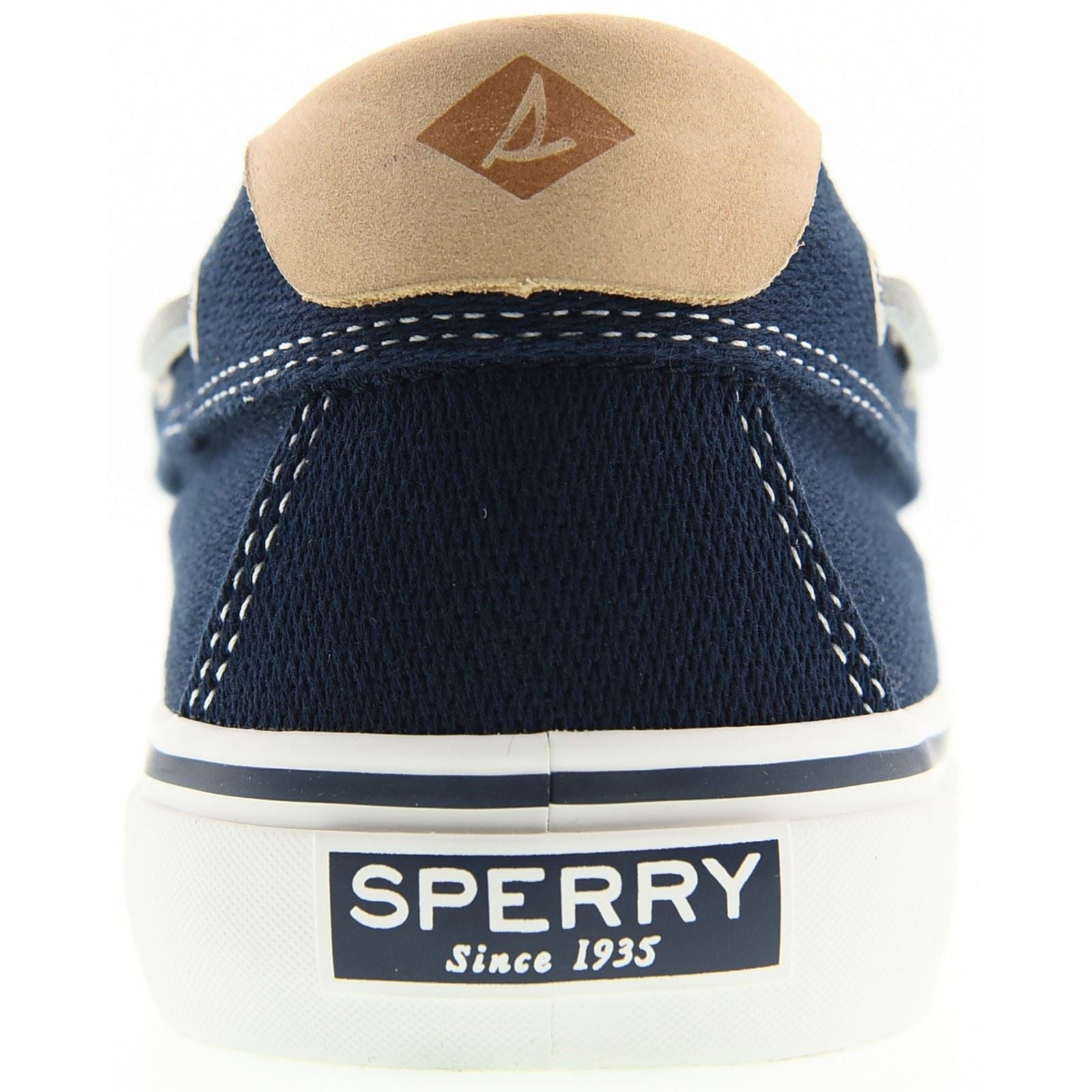 Sperry Helm 2-Eye Textil Herren Marine bootsschuhe