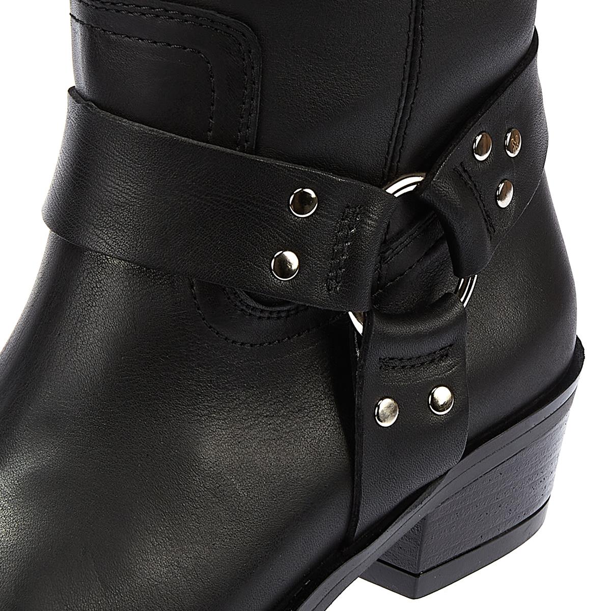 Bronx Auslöser Hohe Schwarze Stiefel Für Damen