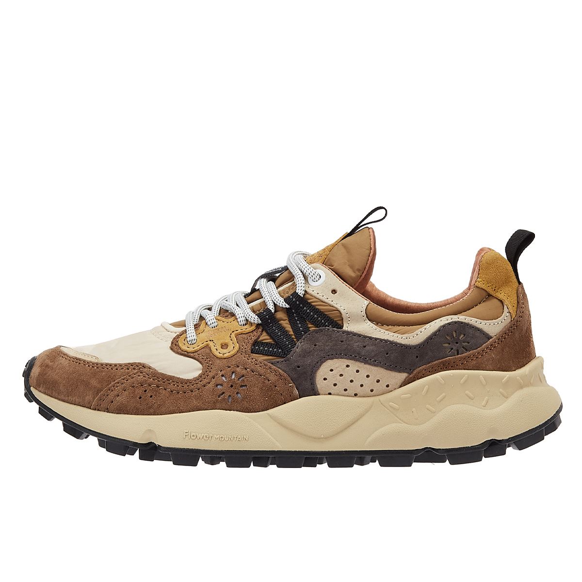 Flower Mountain Yamano 3 Wildleder/Nylon Herren Braune Turnschuhe