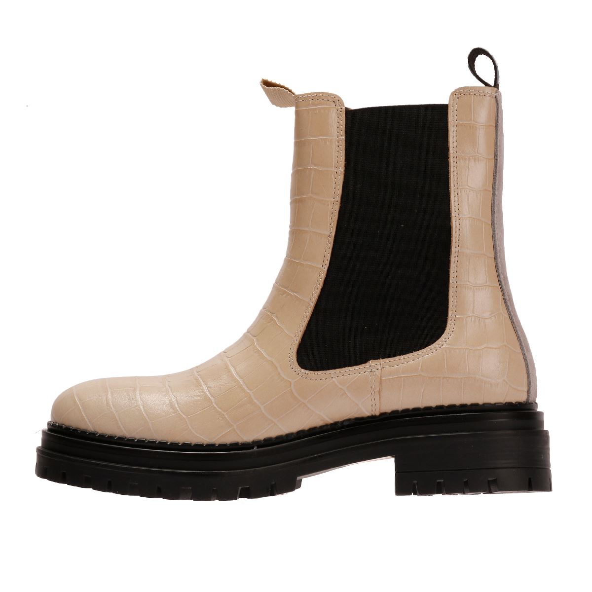 Osprey London The Huckleberry Leder Damen Weiße Stiefel