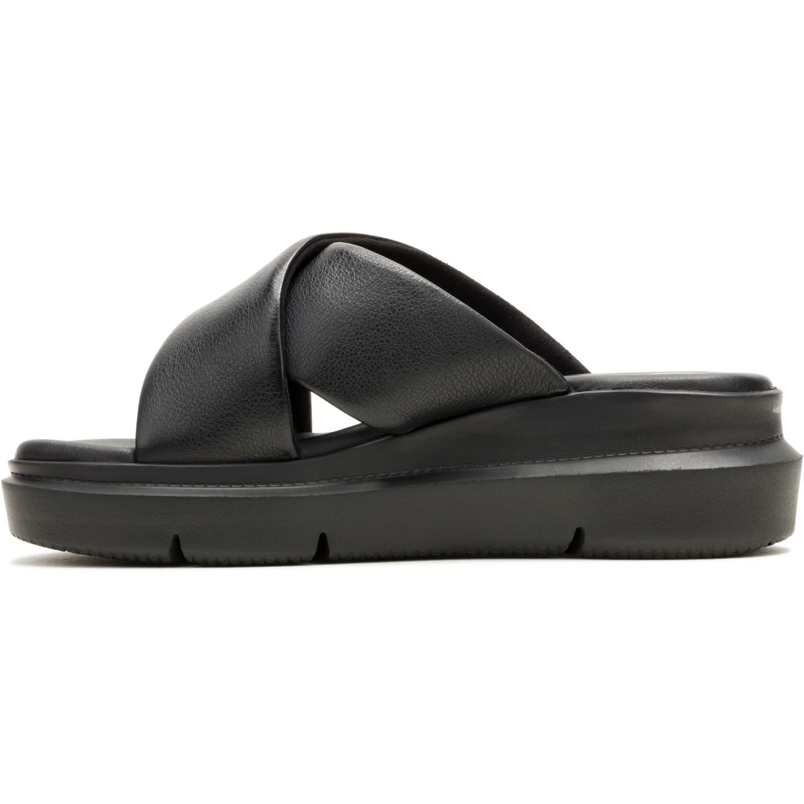 Hush Puppies Uplift Damen Sandalen Aus Schwarzem Leder