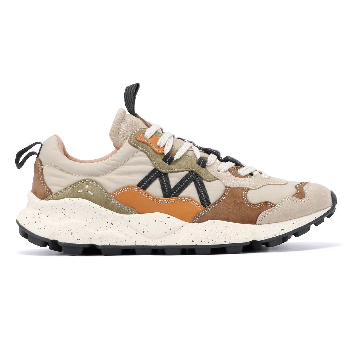 Flower Mountain Lenzan Wildleder Herrensneaker In Beige