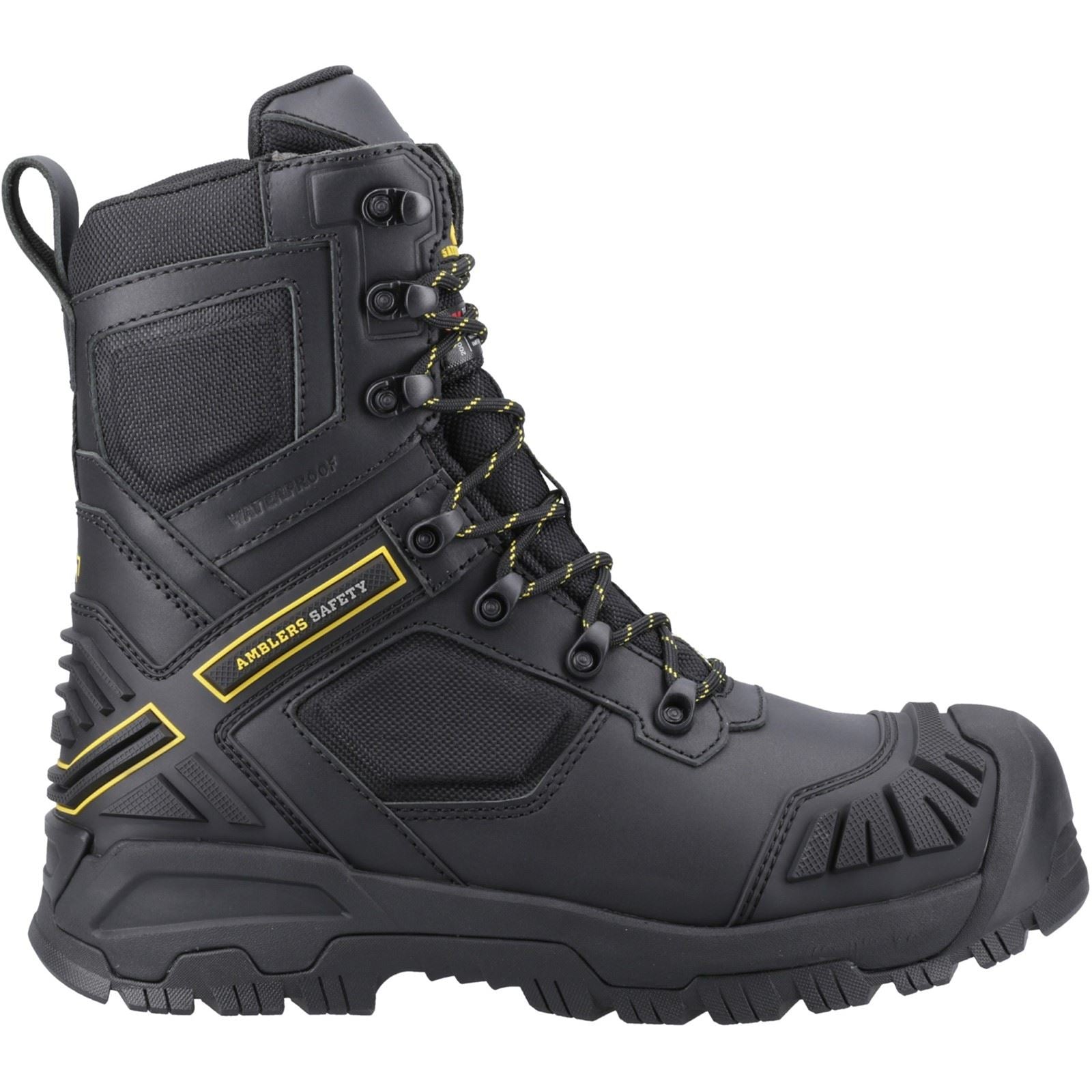 Amblers Safety Dynamite Leder Schwarze Farbe Sicherheitsstiefel