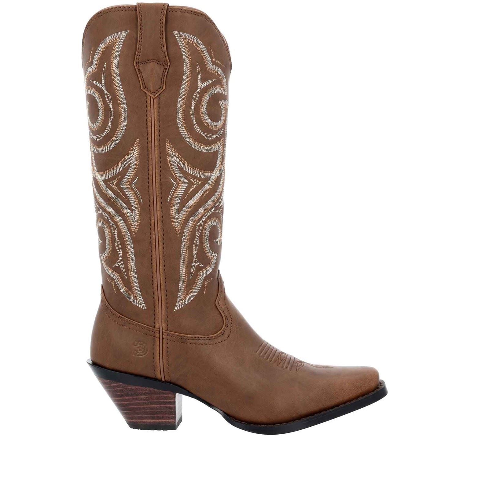 Durango Crush Textile Damen Stiefel In Milchschokoladenfarbe