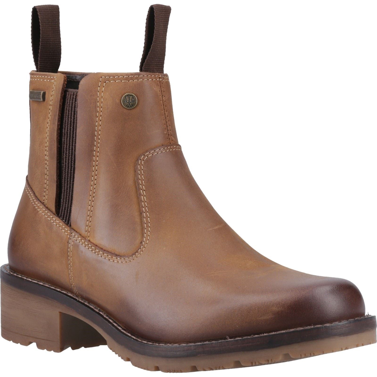 Hunter Skye Dealer Boot Damen Lederstiefel In Dunkelbraun