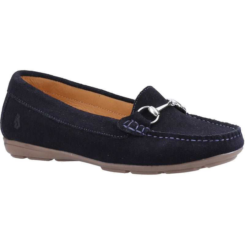 Hush Puppies Molly Snaffle Wildleder Damen Marineblau Loafers