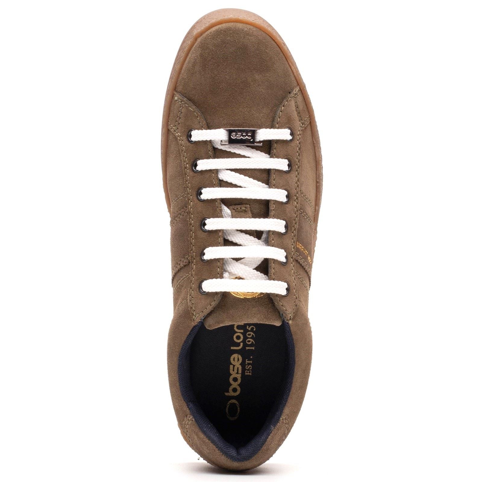 Base London Hopper Leder Herren Moss Sneaker