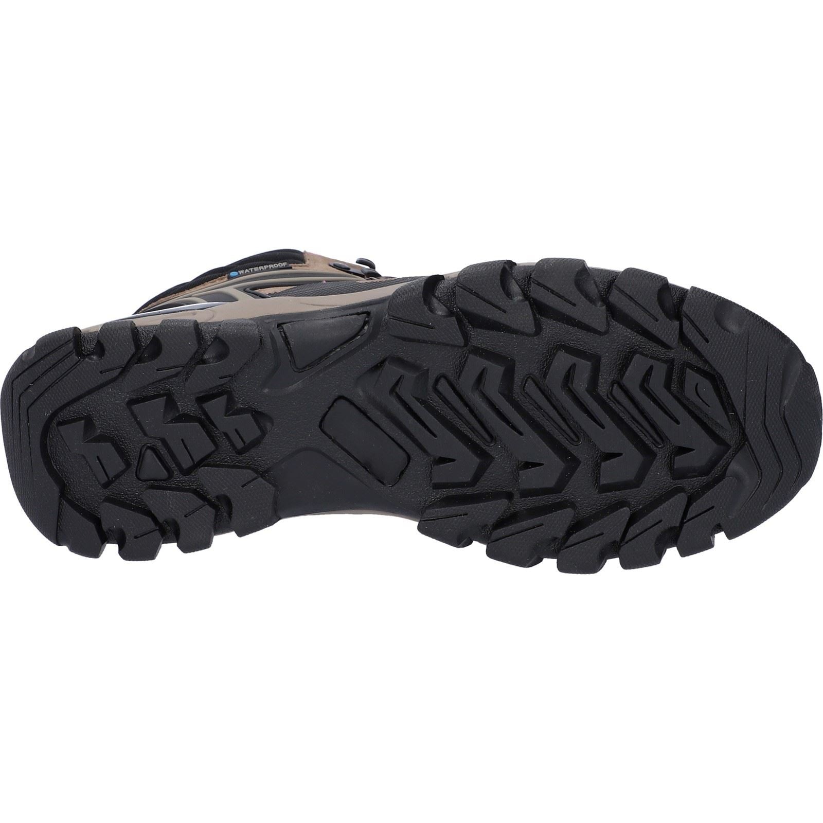 Hi-Tec V-Lite Explorer WP Rindsleder Wanderstiefel Für Damen In Braun/Lila