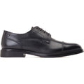 Base London Magnus Leder Herrenschuhe In Schwarz Oxford Stil
