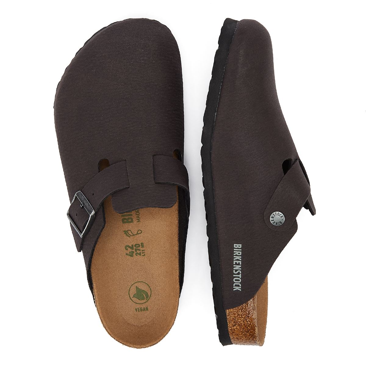 Birkenstock Boston Vegane Schwarze Herren-Clogs