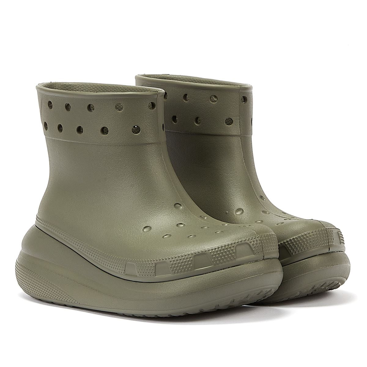 Crocs Klassische Crush-Stiefel Für Damen, Olivgrün
