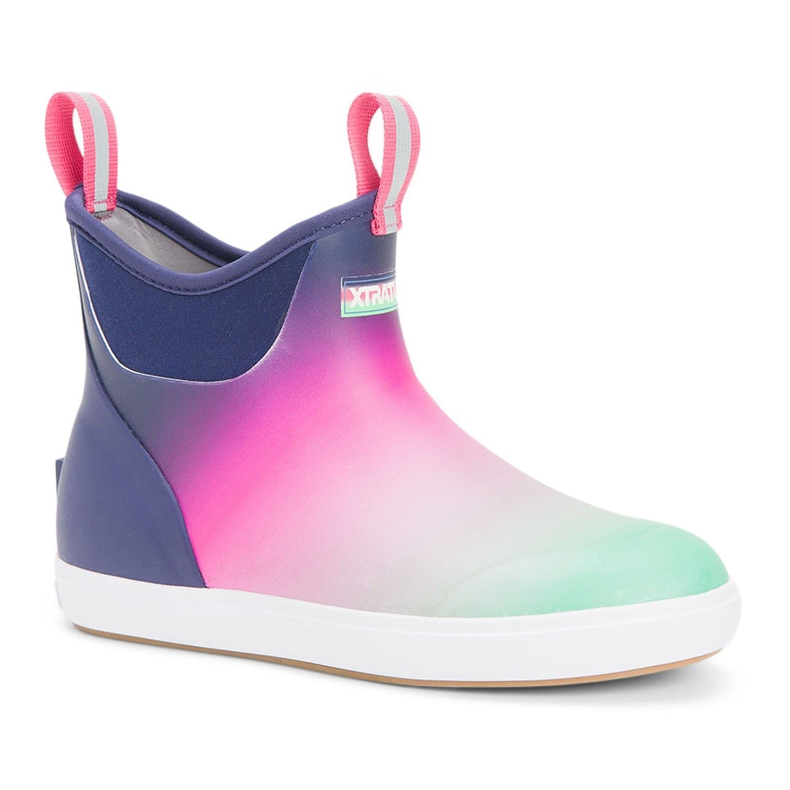 Xtratuf Knöchel Deck Gummi Lila Aurora Gummistiefel