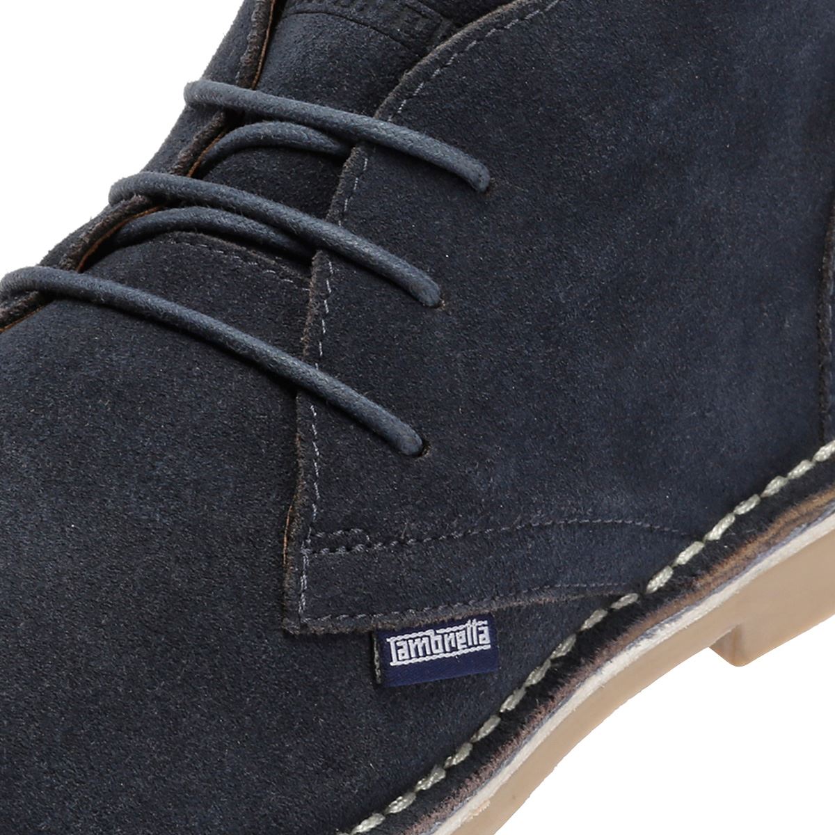 Lambretta Chiswick Wildleder Herrenblaue Stiefel