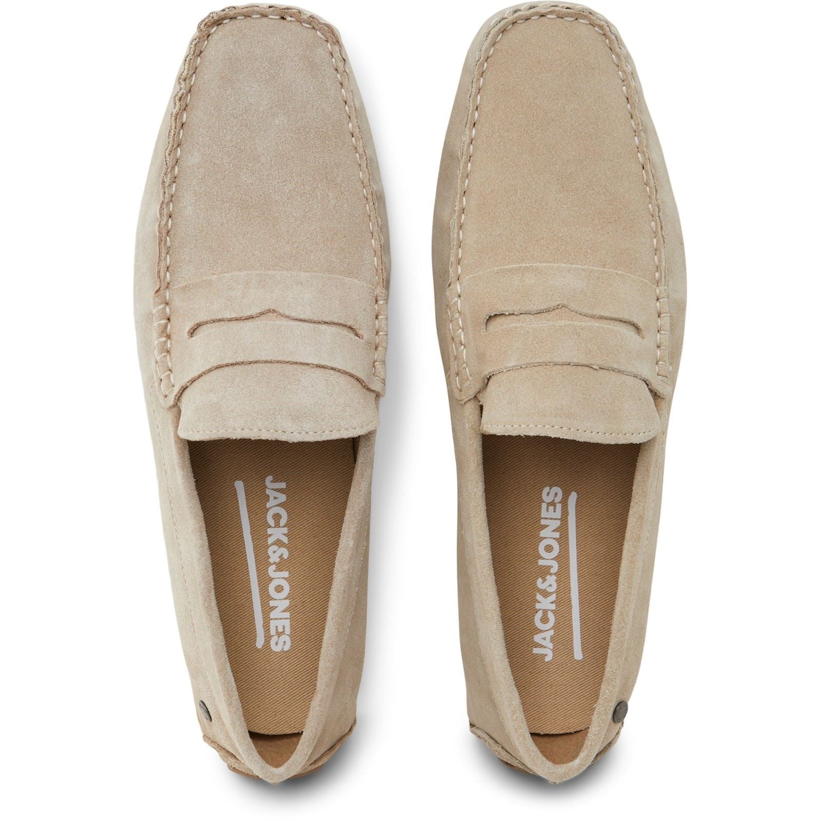 Jack & Jones Jensen Herrenslipper Moonbeam Aus Wildleder