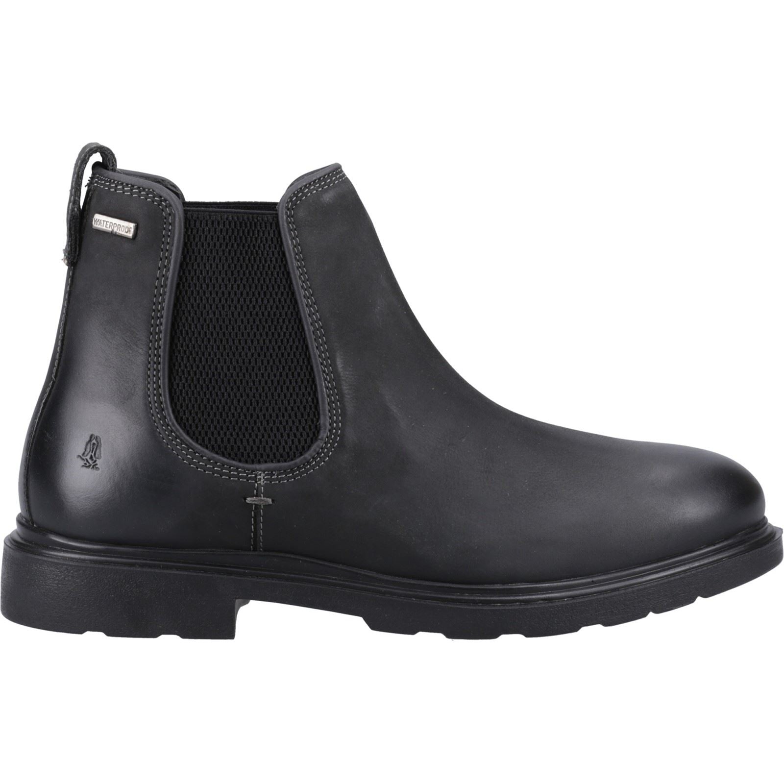 Hush Puppies Preston Chelsea Schwarze Farbe Herrenlederstiefel