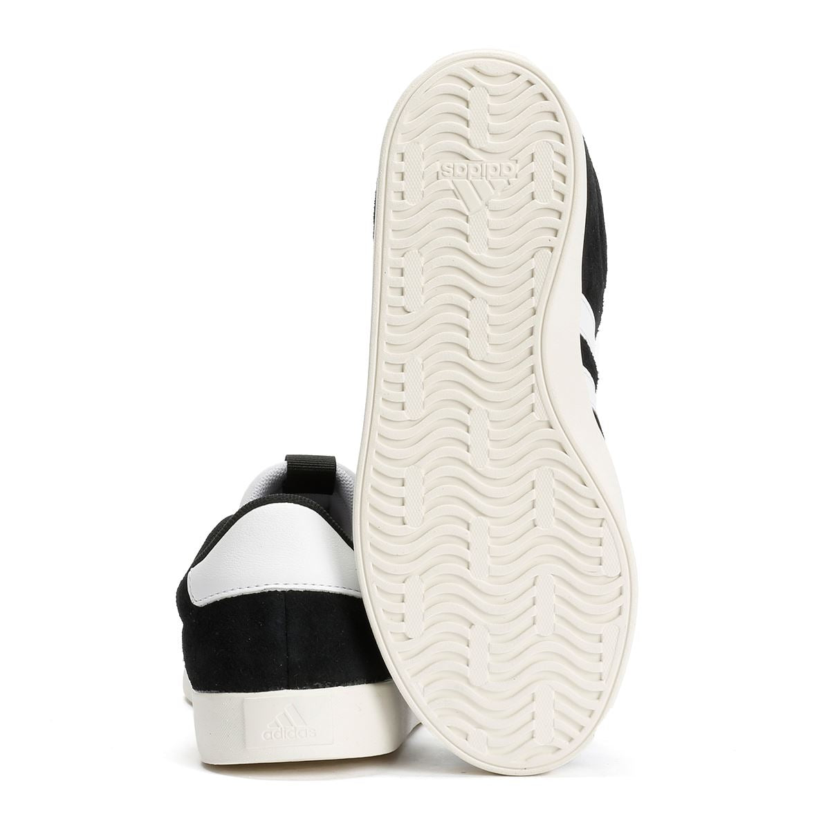 Adidas VL Court 3.0 Leder Damen Schwarze Sneaker