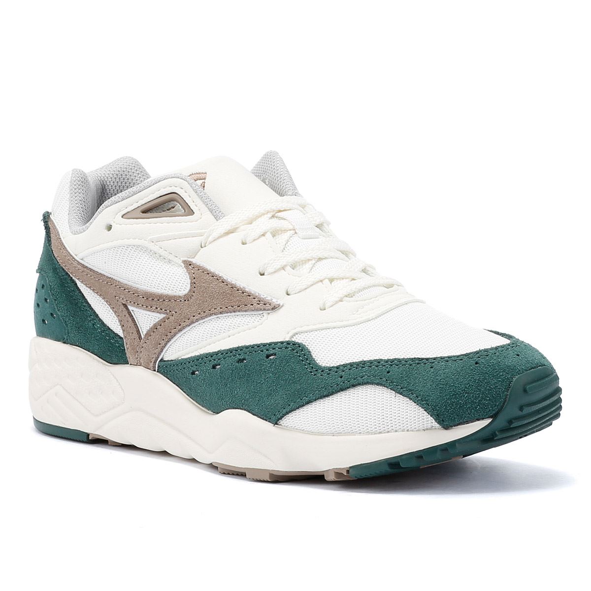 Mizuno Contender S Wildleder Weiße Turnschuhe