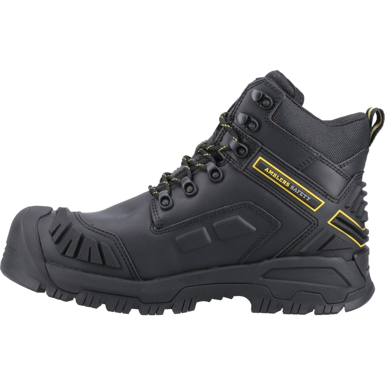 Amblers Safety Flare Leder Schwarze Farbe Sicherheitsstiefel
