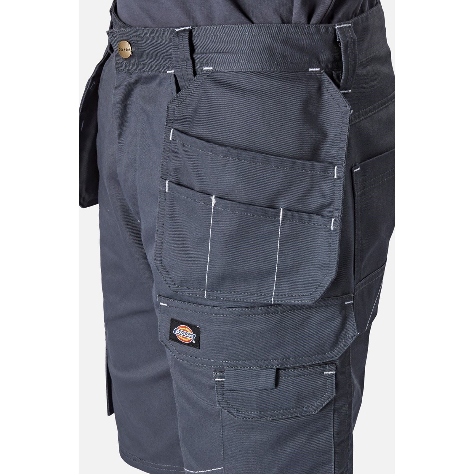 Dickies Redhawk Pro Work Polyester Herren Grau Arbeitskurze Hosen