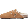 Hush Puppies Jade Leder Damen Hausschuhe In Tan