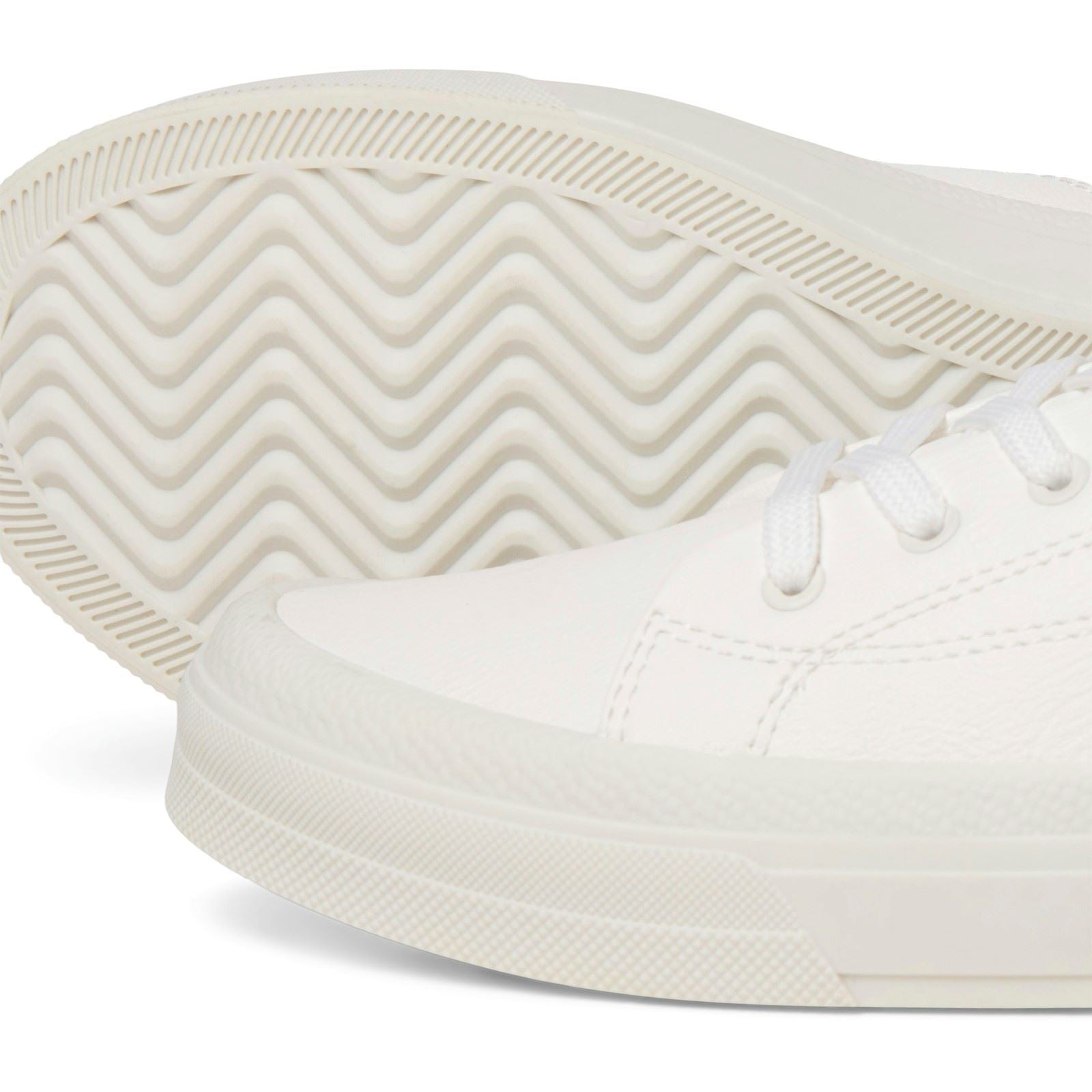 Jack & Jones Bayswater Herren Sneaker Aus Polyurethan In Strahlendem Weiß