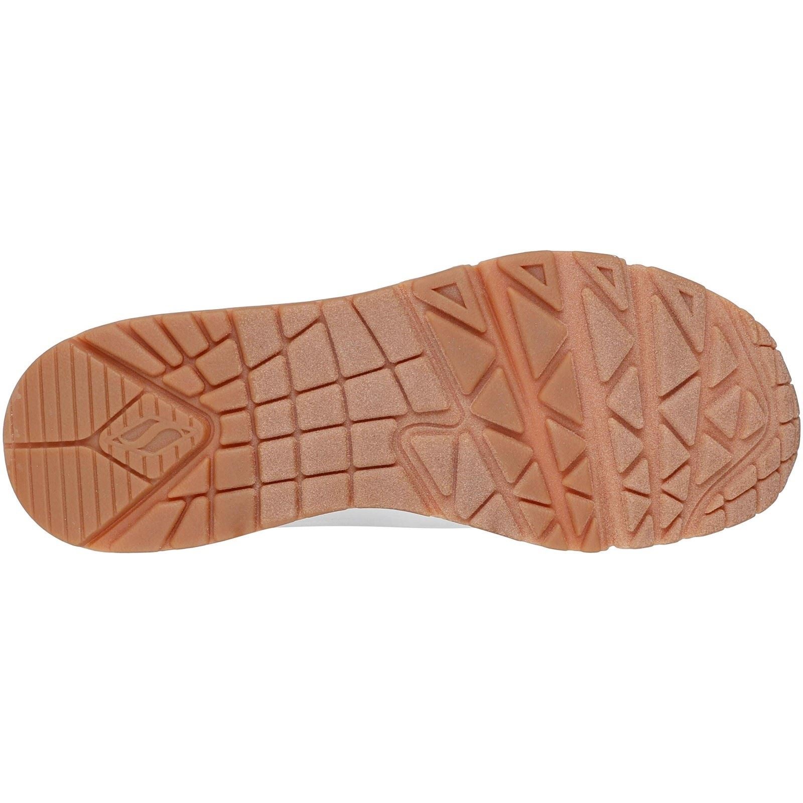 Skechers UNO - Jungle Nite Polyurethan Damen Weiß/Leopard Sneaker