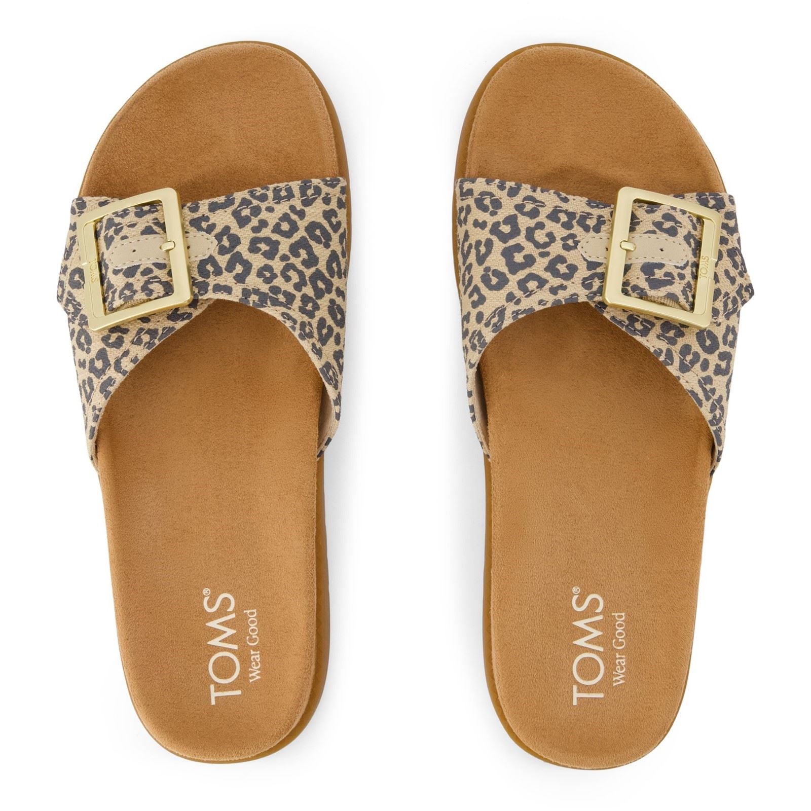 TOMS Marin Textile Damen Hausschuhe In Haferflockenfarbe