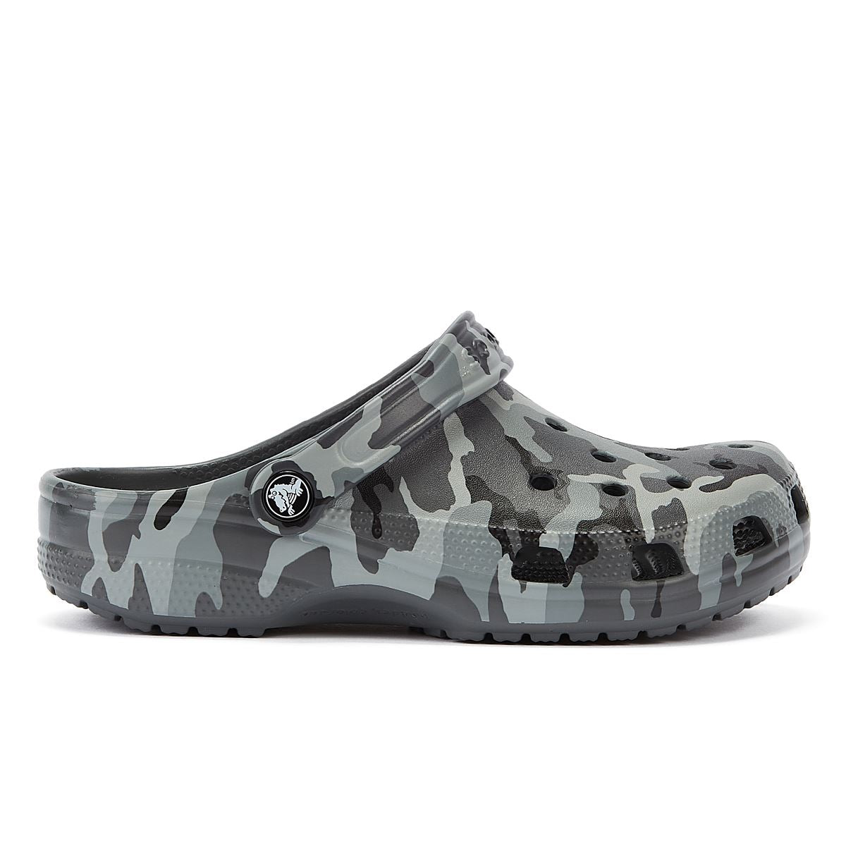 Crocs Classic Gedruckt Camo Clog Grau Sandale