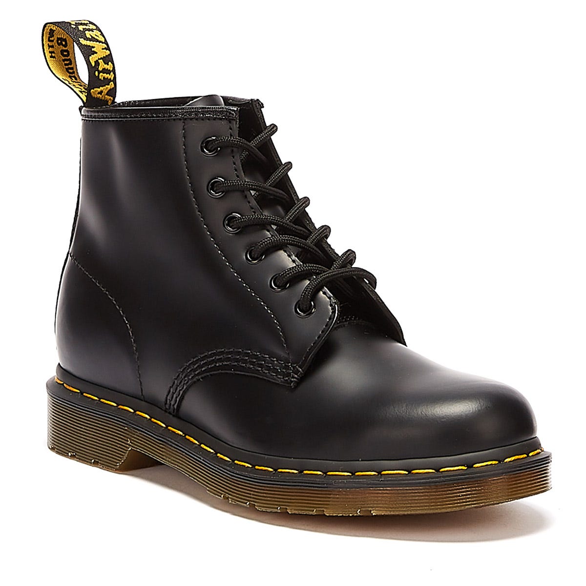 Dr. Martens 101 Glattleder Stiefel Schwarz