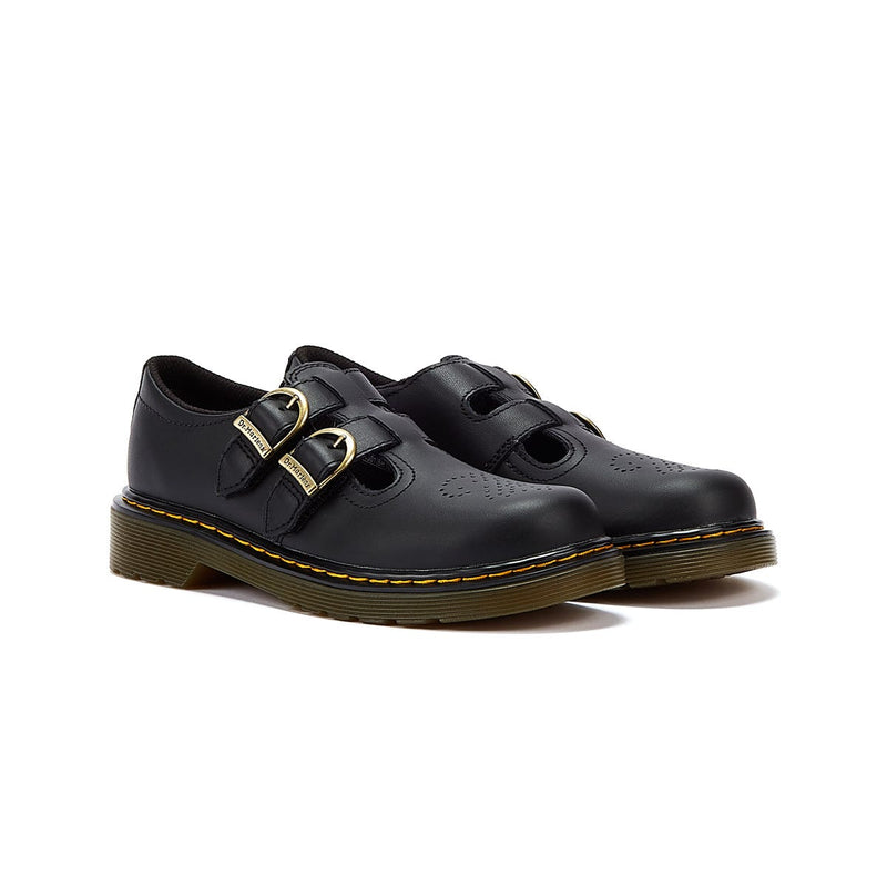 Dr. Martens 8065 Mary Jane Junior Softy Schwarze Schuhe