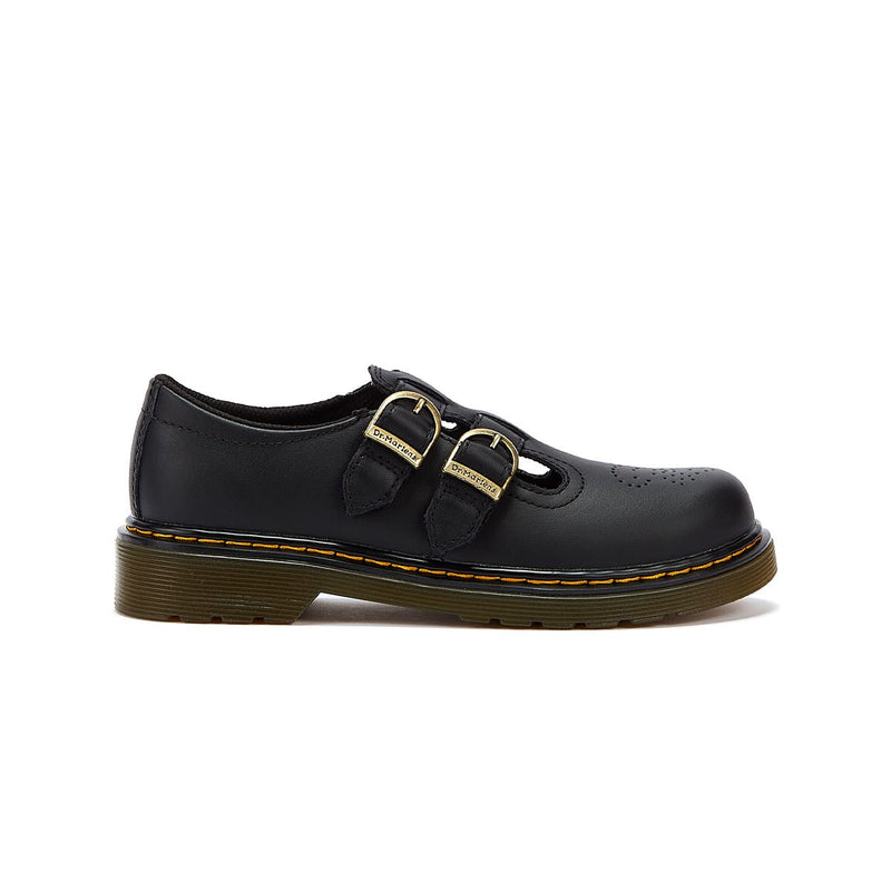 Dr. Martens 8065 Mary Jane Junior Softy Schwarze Schuhe