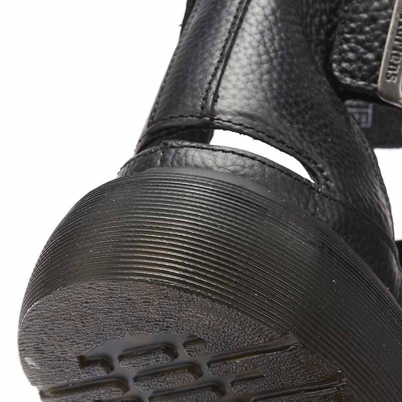 Dr. Martens Clarissa II Quad Damen Schwarz Plateau Sandalen
