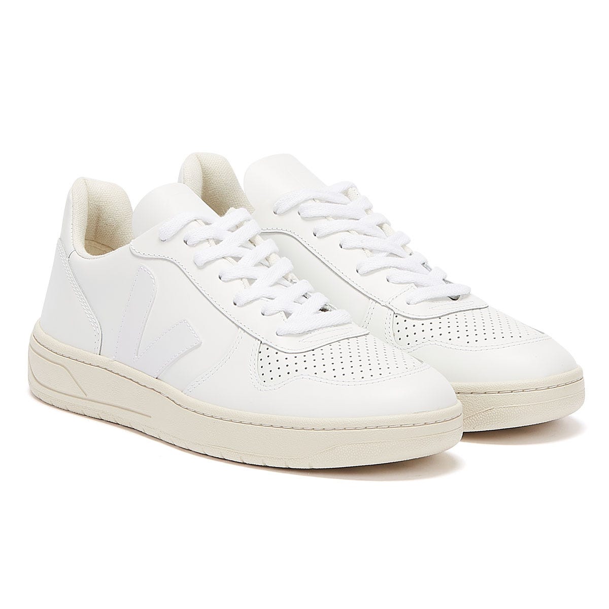 Veja V-10 Damen Extra Weiß / Weiß Turnschuhe