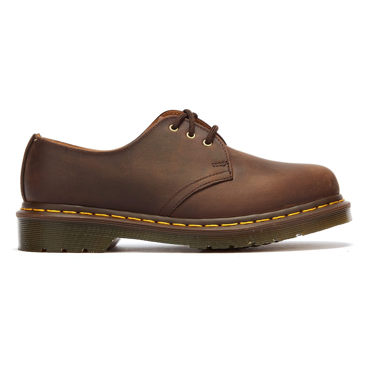 Dr. Martens 1461 Crazy Horse Herren Gaucho Braun Leder Schuhe