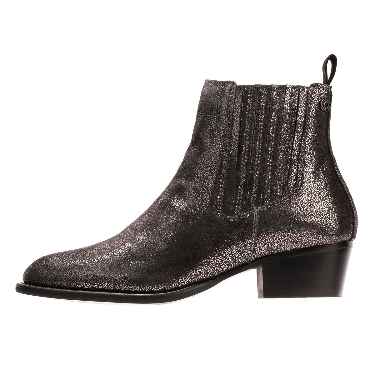 Osprey London The Janey Leder Damen Graue Stiefel