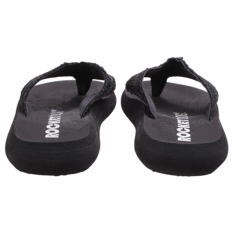 Rocket Dog Spotlight Lima Stoff Damenschwarz Sandalen