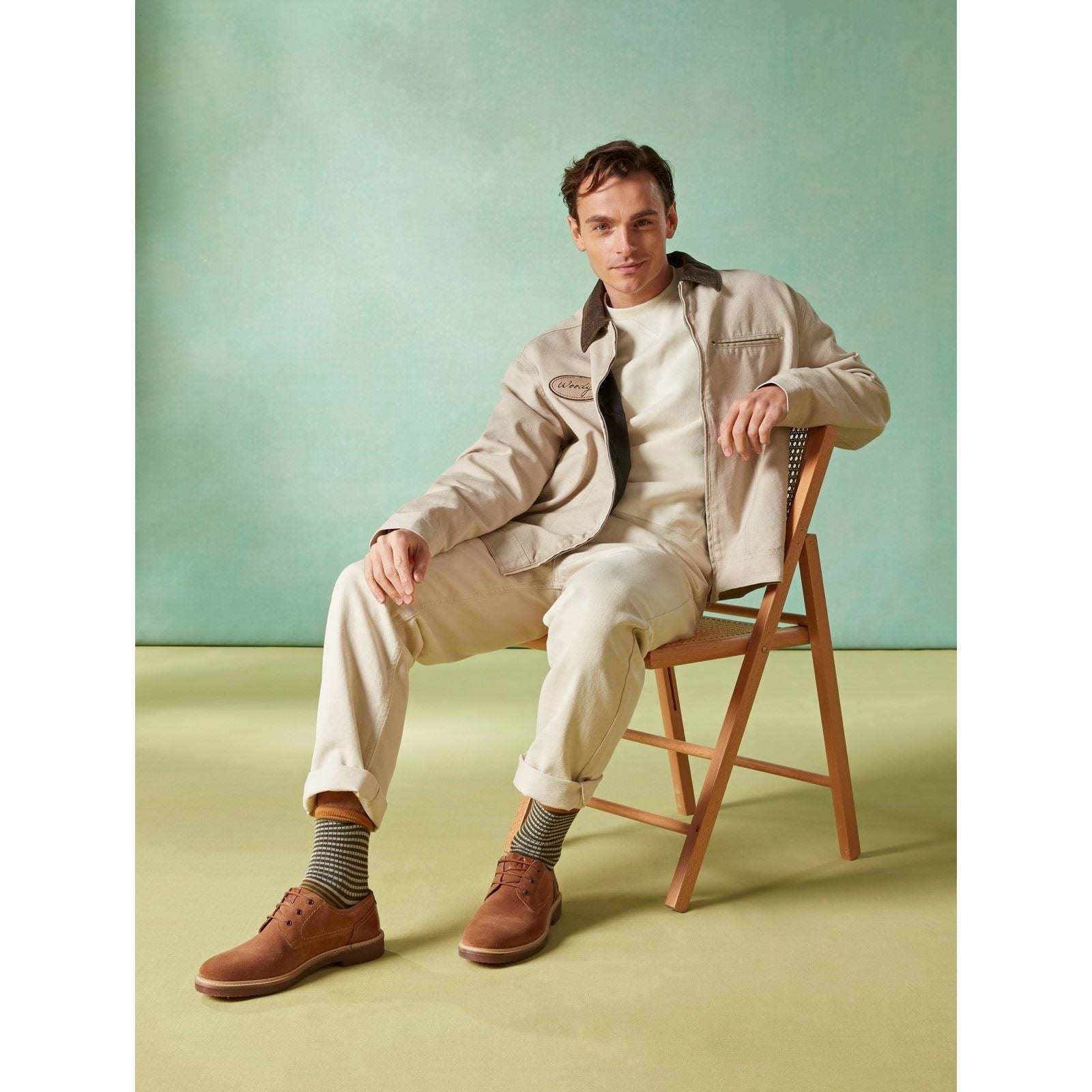 Hush Puppies Guy Herren Lederschuhe In Tan Zum Schnüren
