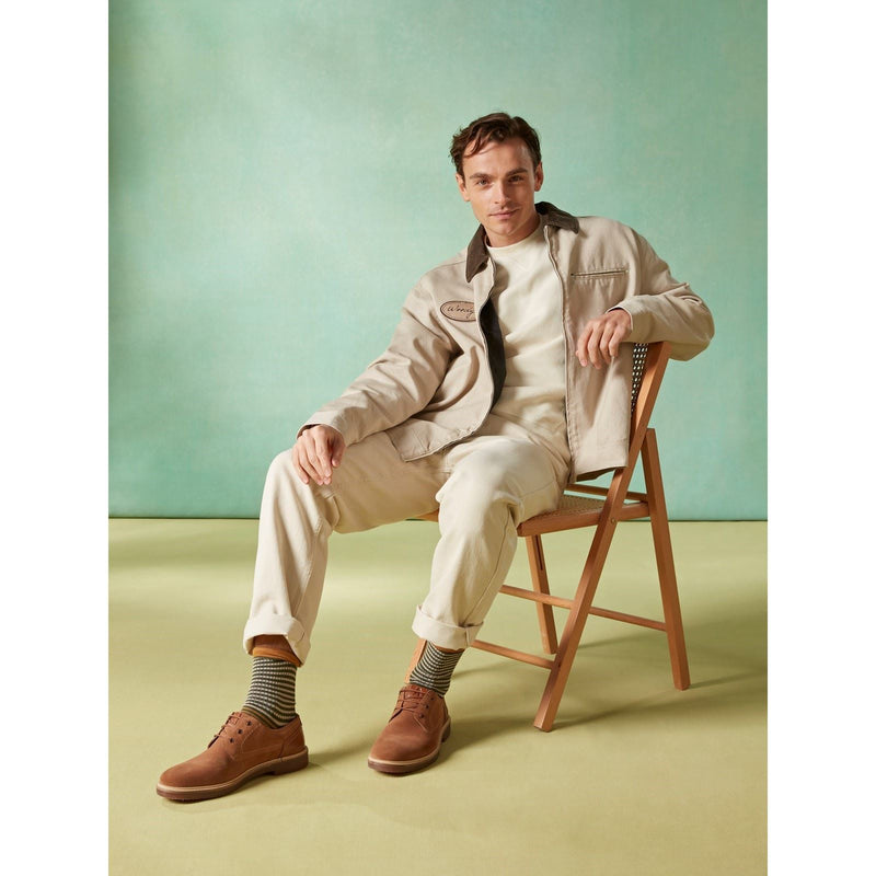 Hush Puppies Guy Herren Lederschuhe In Tan Zum Schnüren