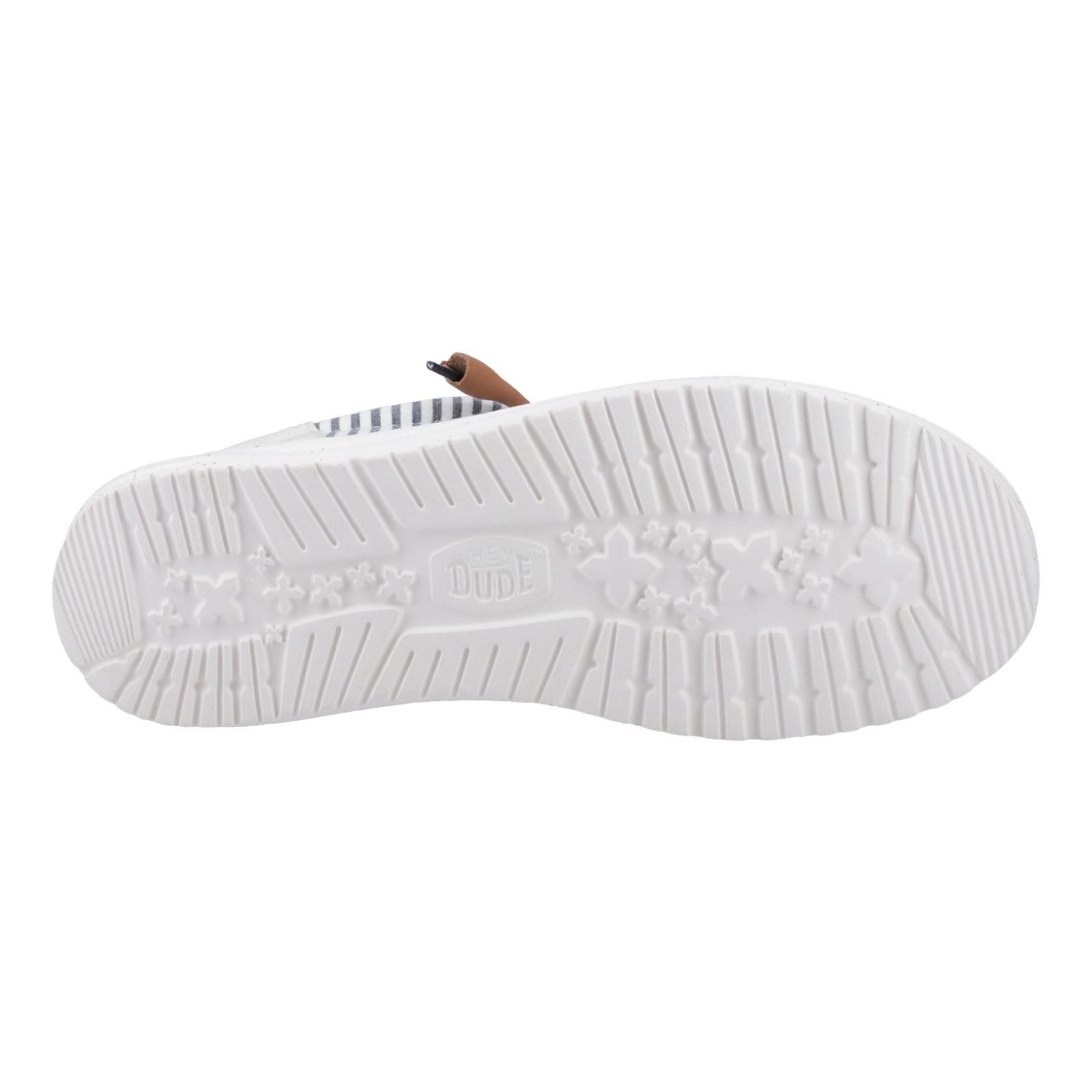 HEYDUDE Wally Funk Nu Prep Baumwolle Herren Prinzessin Blau/Holzasche Mokassin Schuhe