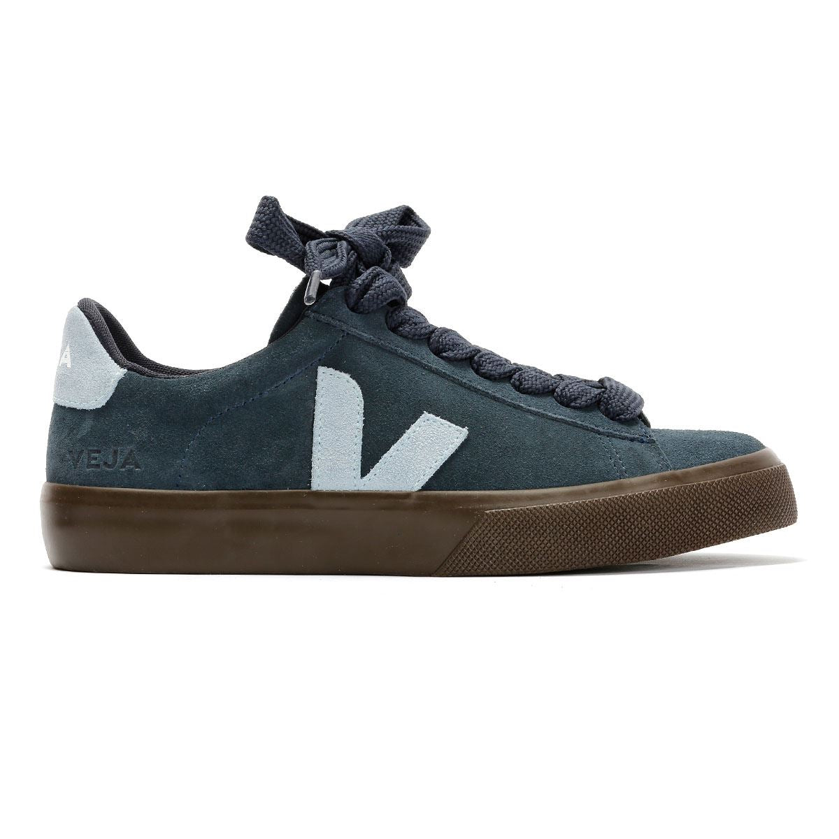 Veja Campo Wildleder Damen Blaue Sneaker