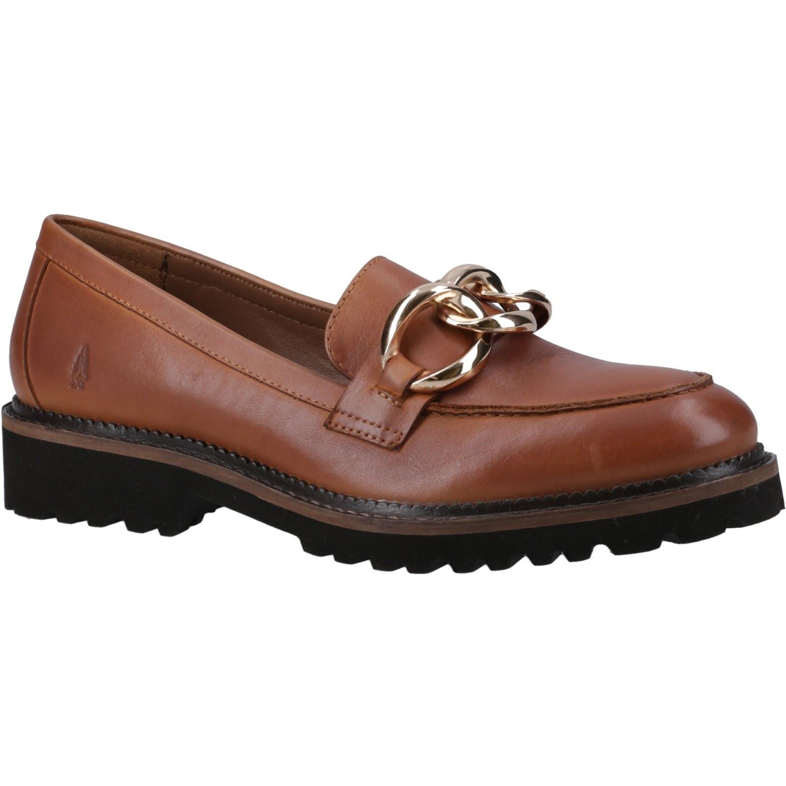 Hush Puppies Gianna Leder Damen Tan Slipper