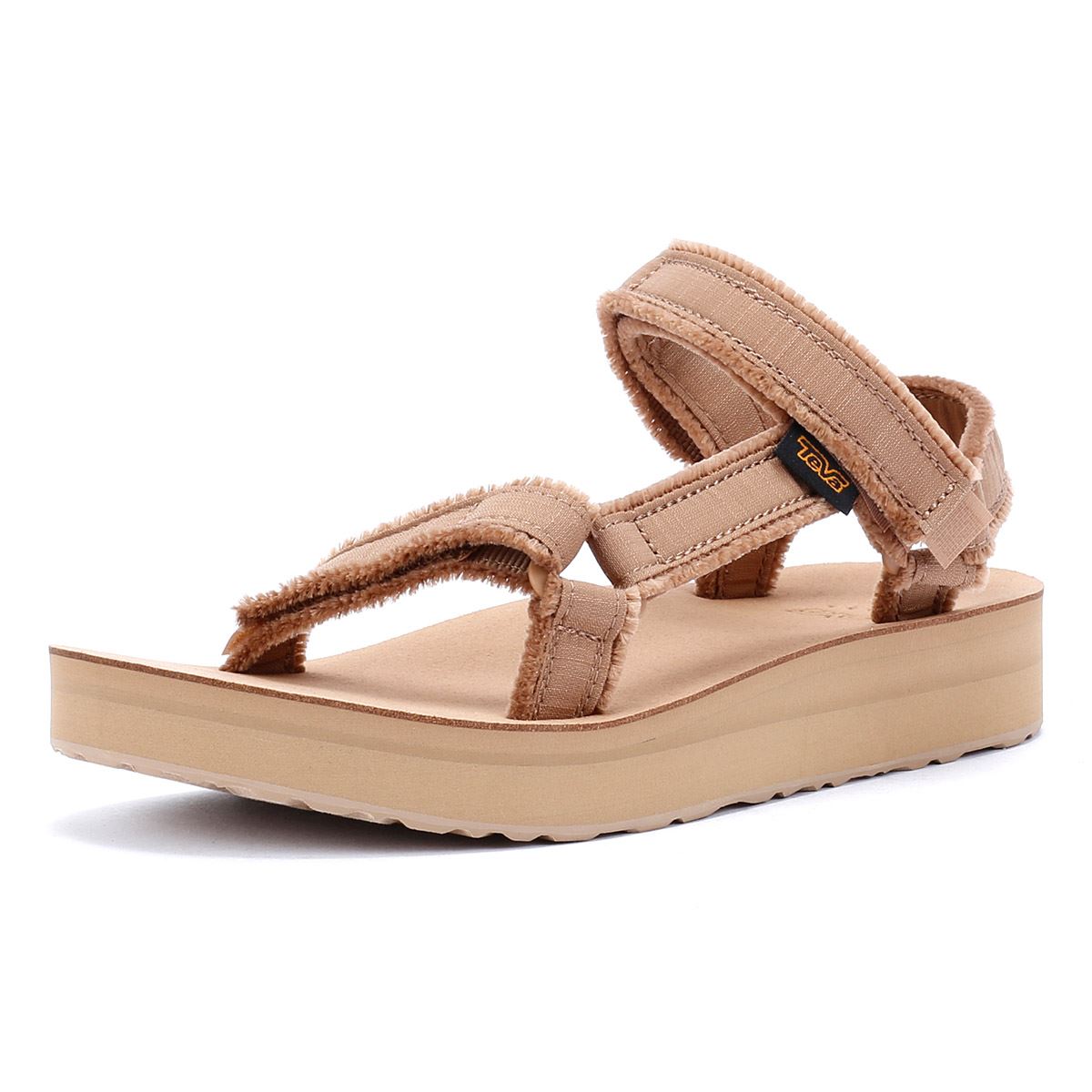 Teva Midform Universal Canvas Damen Sandalen In Beige
