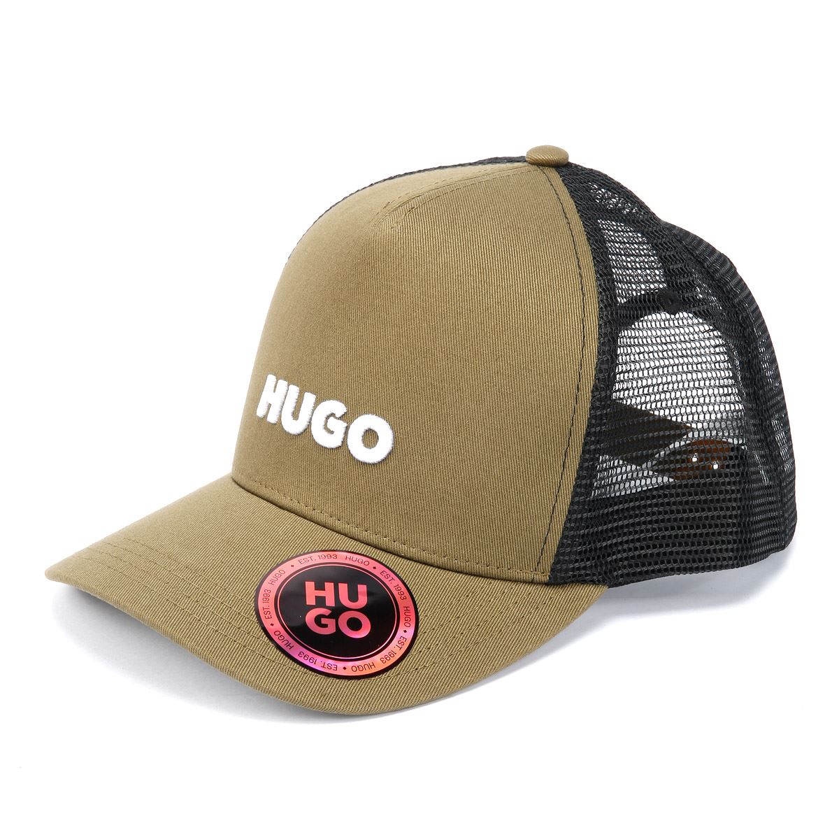 Hugo Marsel Trucker Herrenmützen Aus Brauner Baumwolle