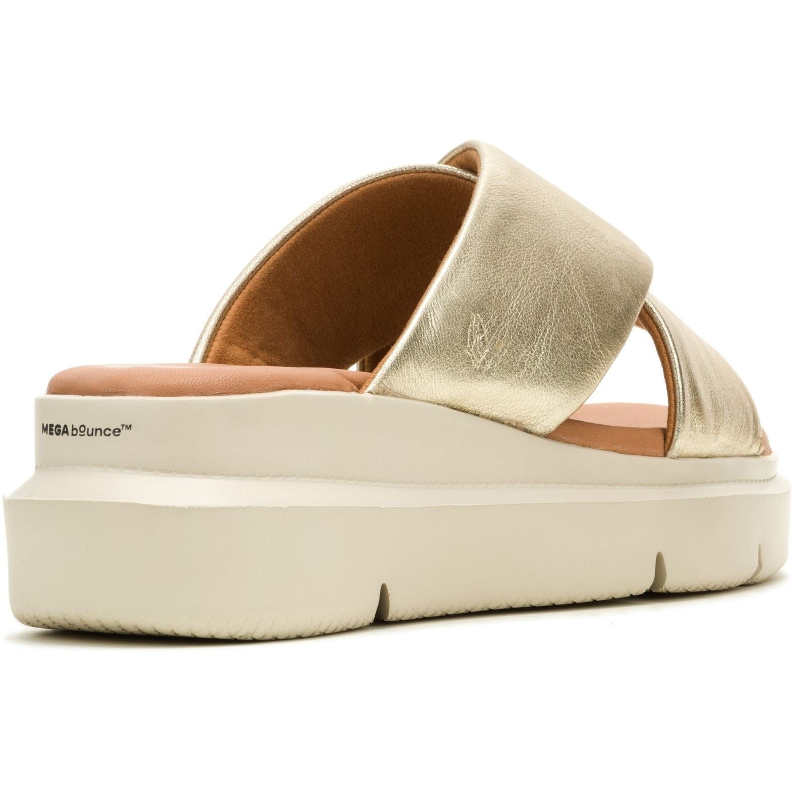 Hush Puppies Uplift Damen Sandalen Aus Champagner-Leder