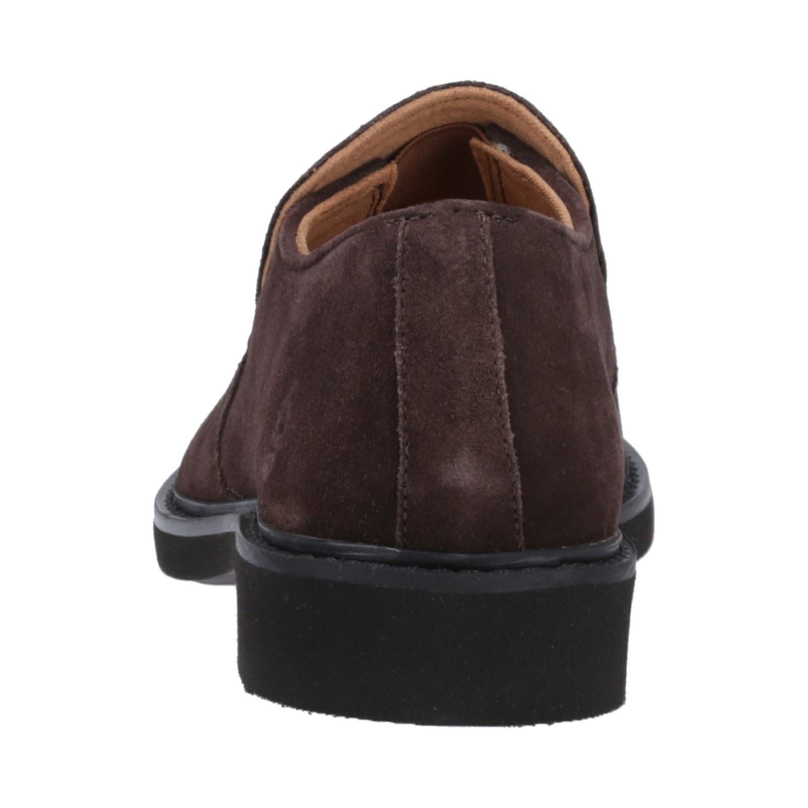 Hush Puppies Earl Slip On Wildleder Herren Braune Loafer
