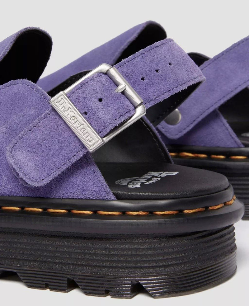 Dr. Martens Zebzag EH Lila Wildleder Clogs